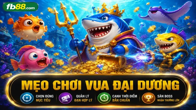 Vua Đại Dương – Sảnh Săn Boss, Jackpot Tích Lũy Theo Thời Gian Thực 7 Mẹo chơi Vua Đại Dương